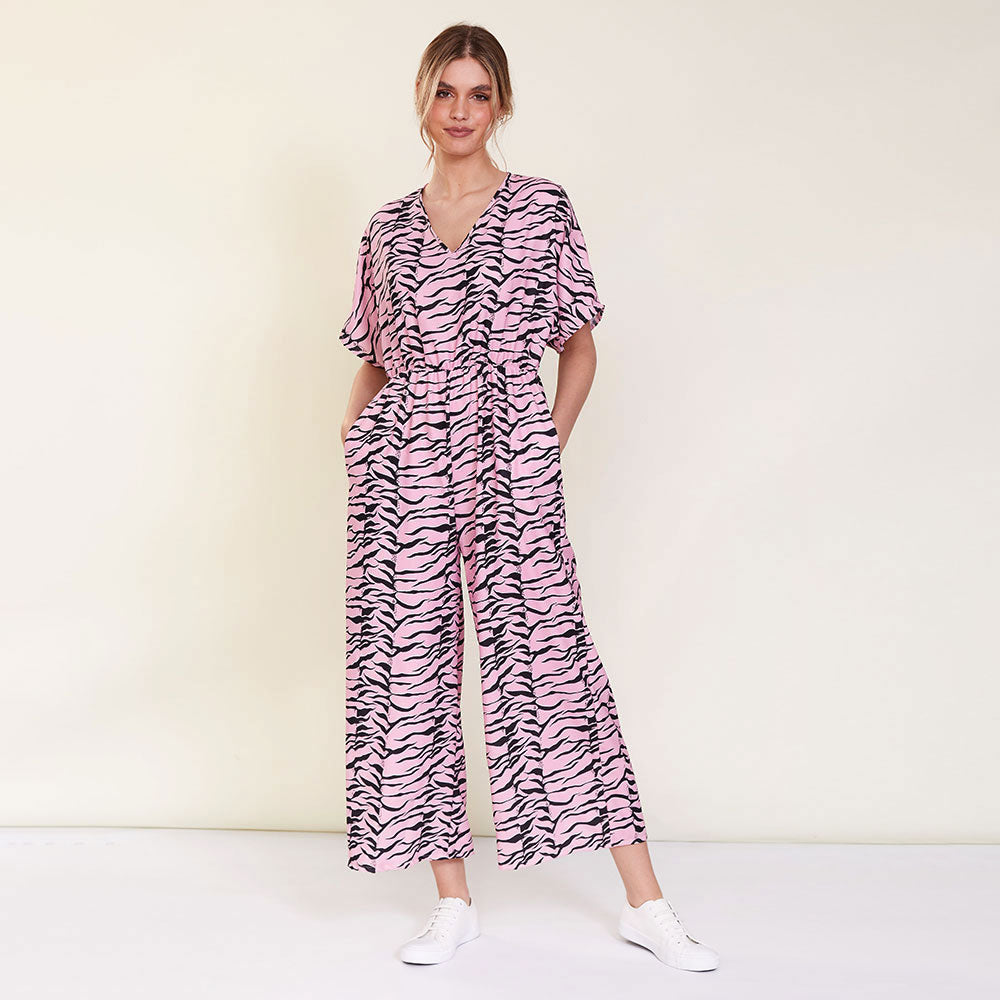 Becky Jumpsuit (Pink) - The Casual Company