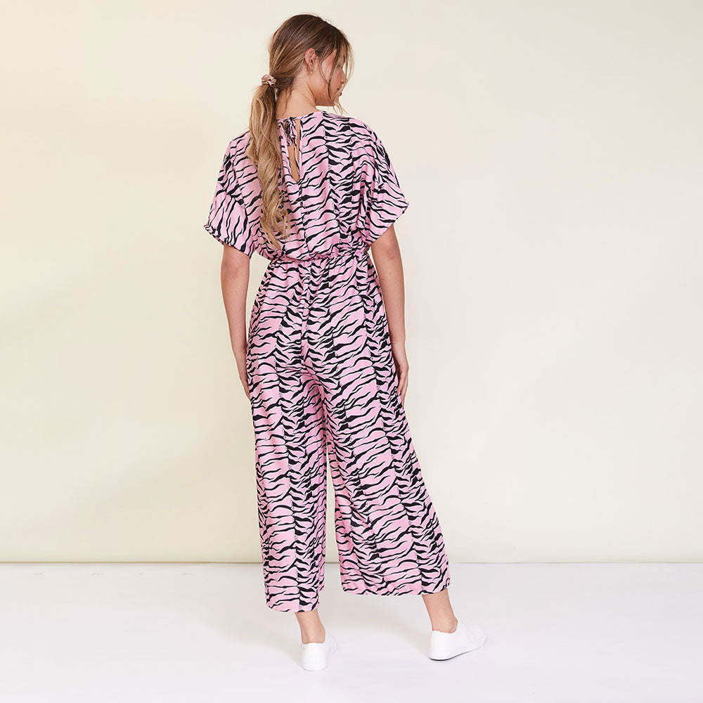 Becky Jumpsuit (Pink) - The Casual Company