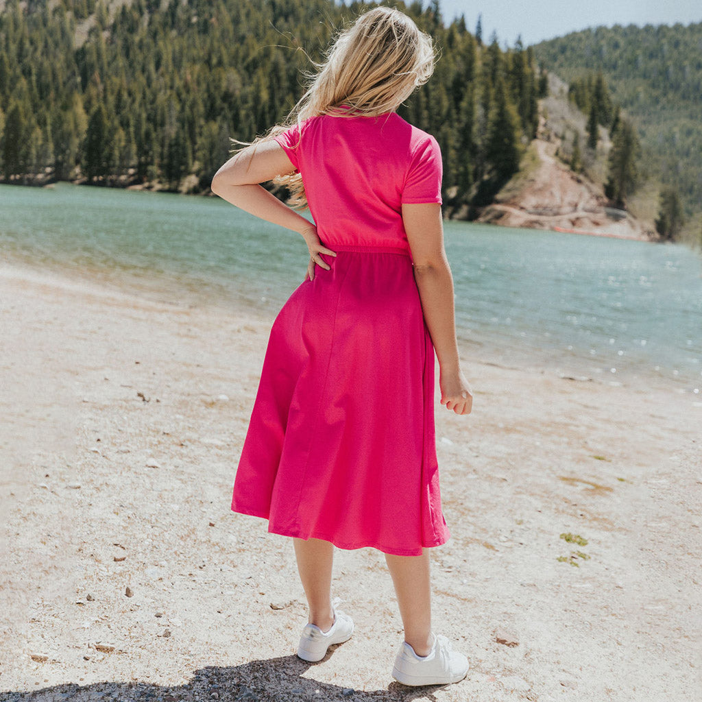 Piper Dress (Fuchsia)
