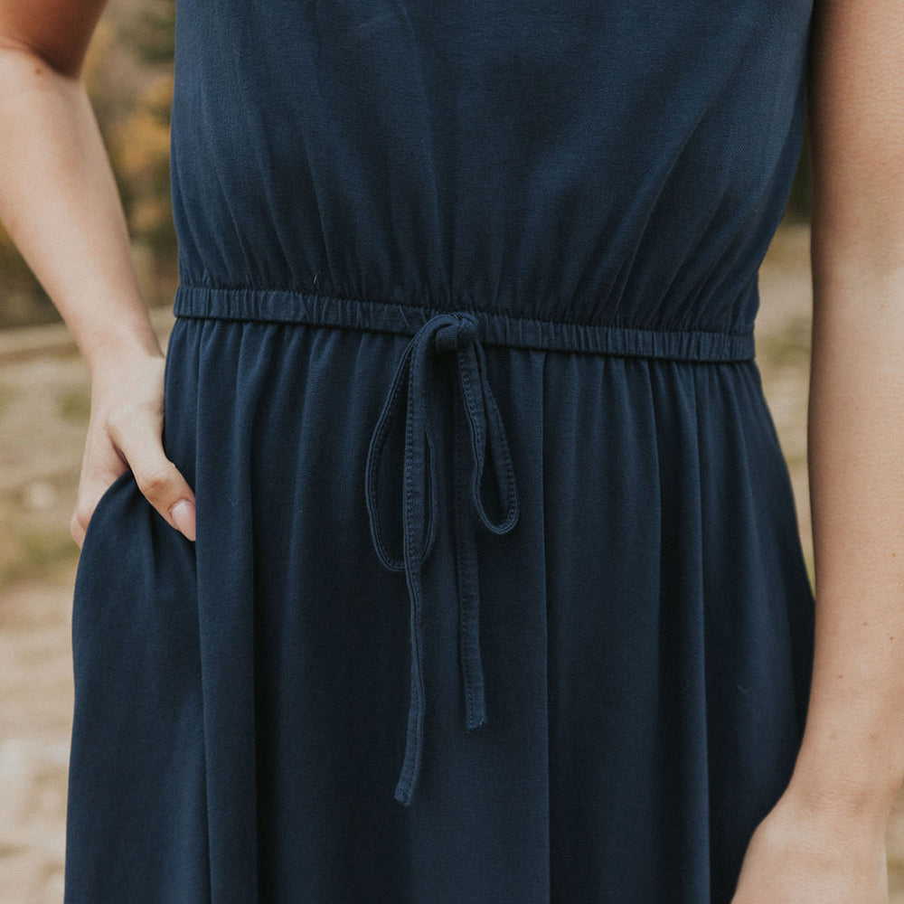 Piper Dress (Navy)
