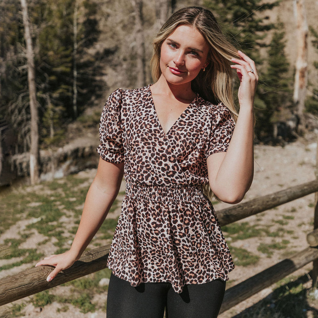 Belle Top (Leopard) - The Casual Company