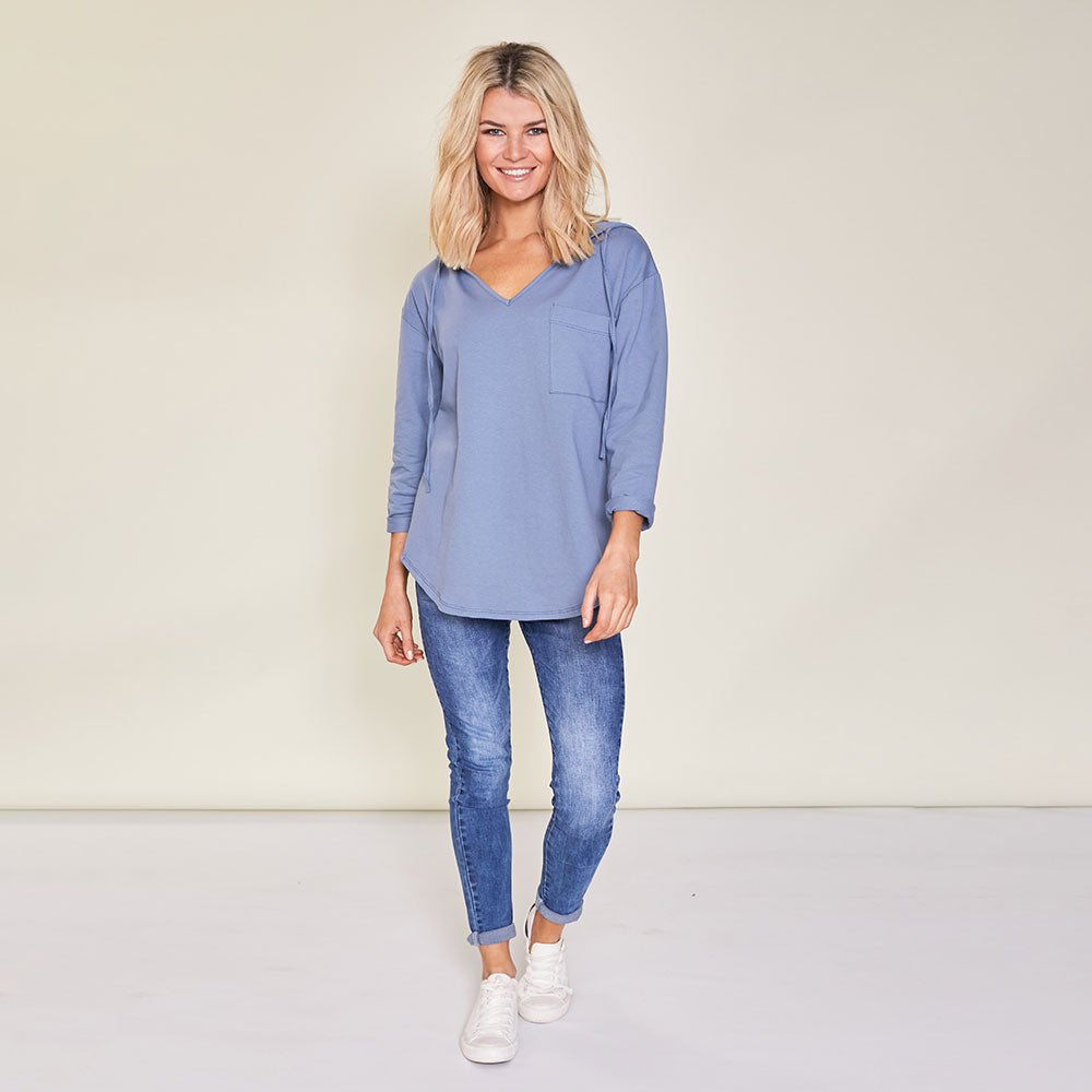 Billie Hoody (Blue) - The Casual Company