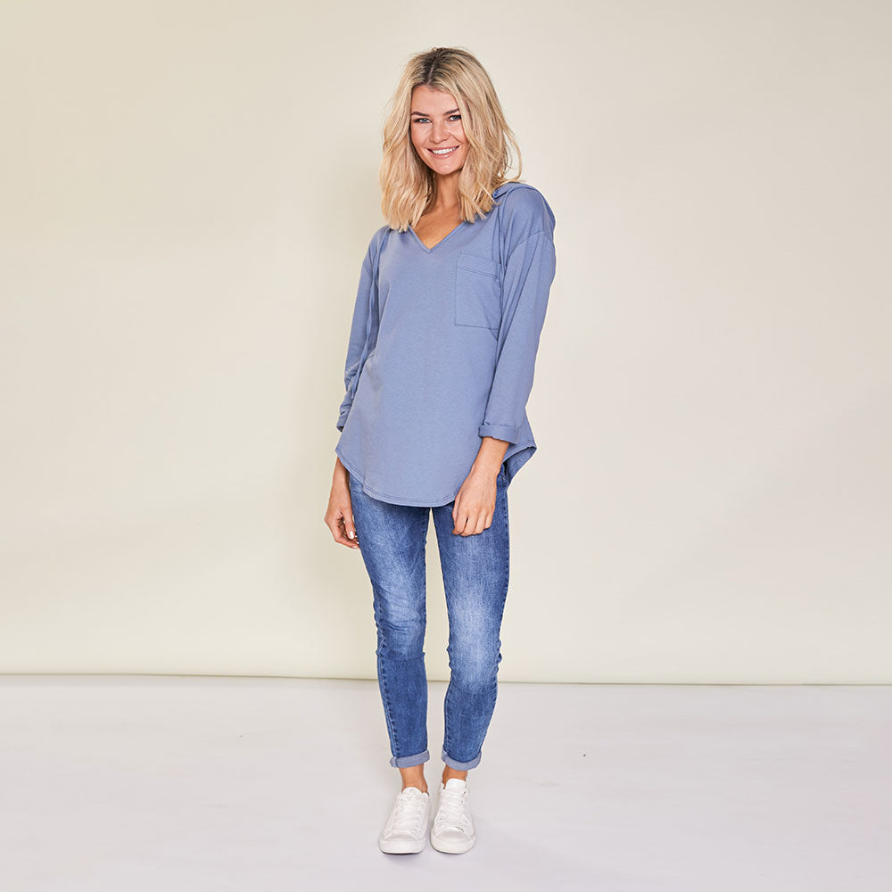 Billie Hoody (Blue) - The Casual Company