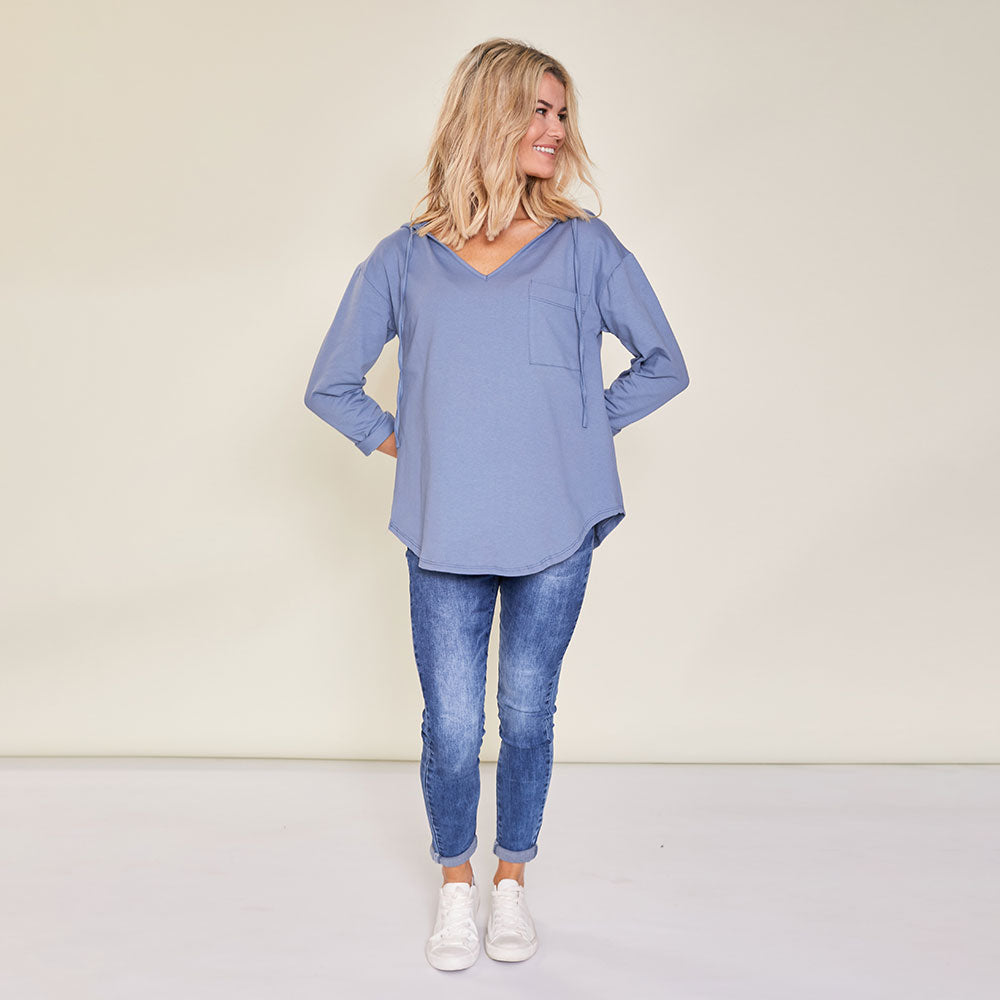 Billie Hoody (Blue) - The Casual Company