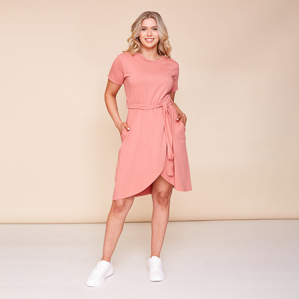 Peyton Dress (Dusty Rose)