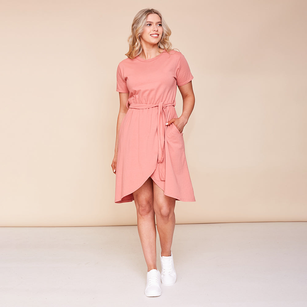 Peyton Dress (Dusty Rose)