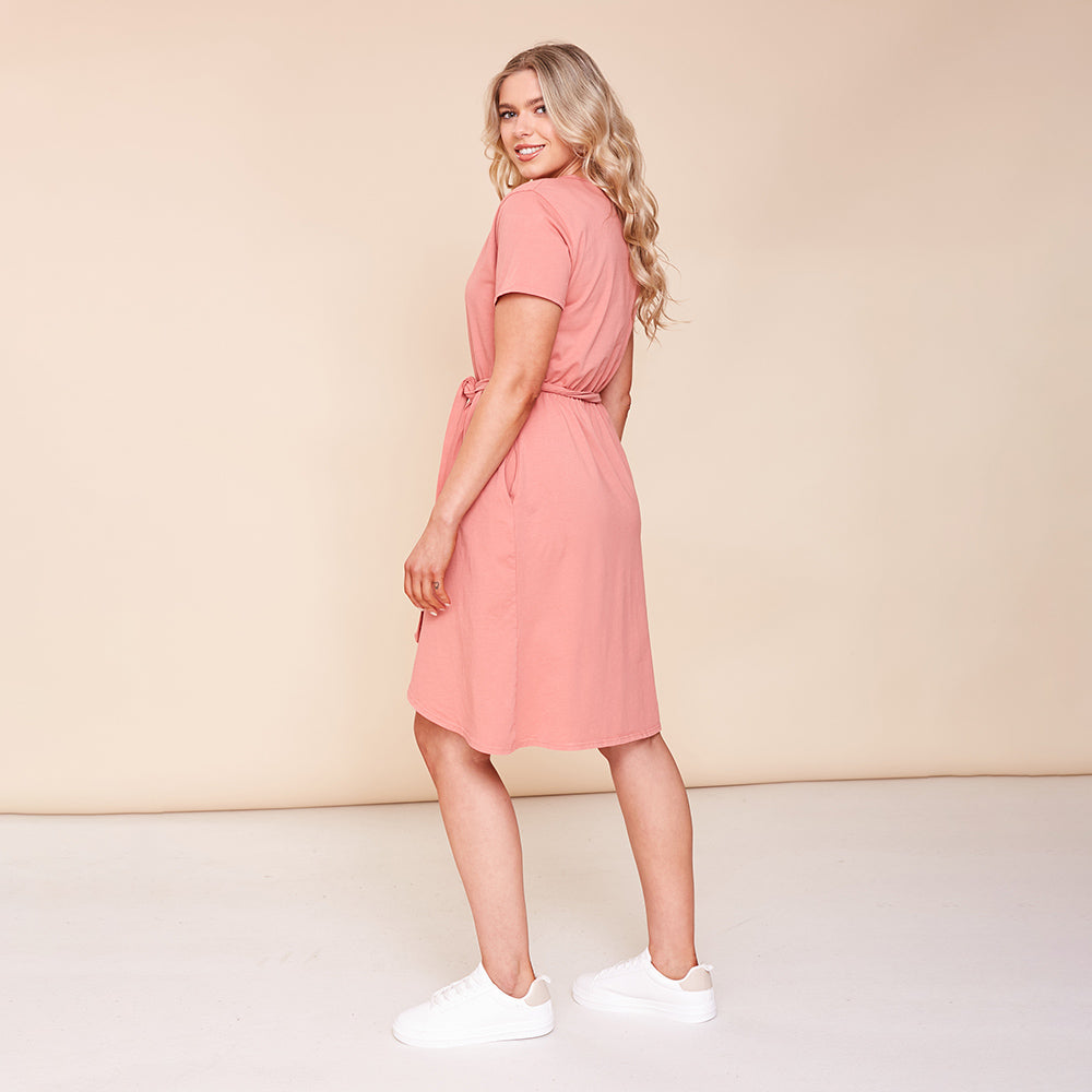 Peyton Dress (Dusty Rose)