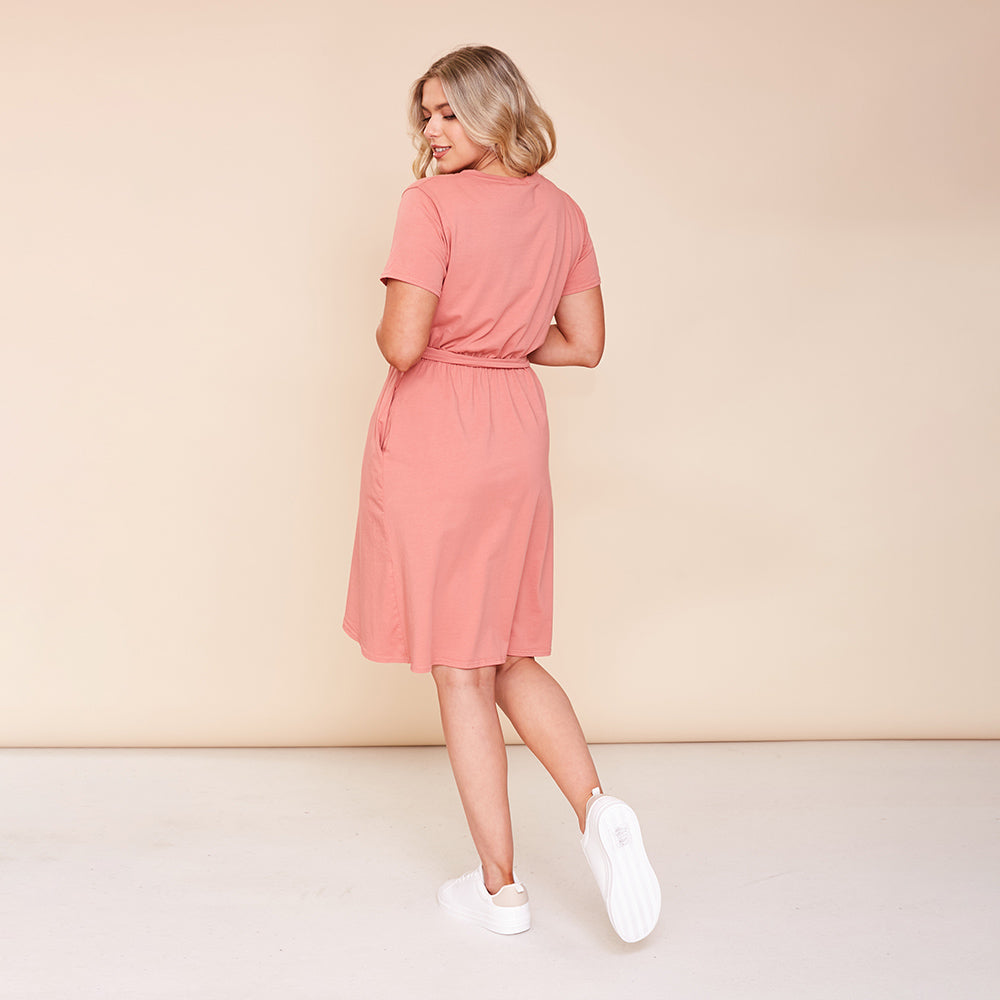 Peyton Dress (Dusty Rose)