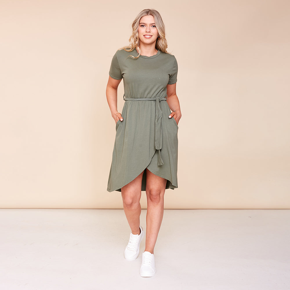 Peyton Dress (Khaki)