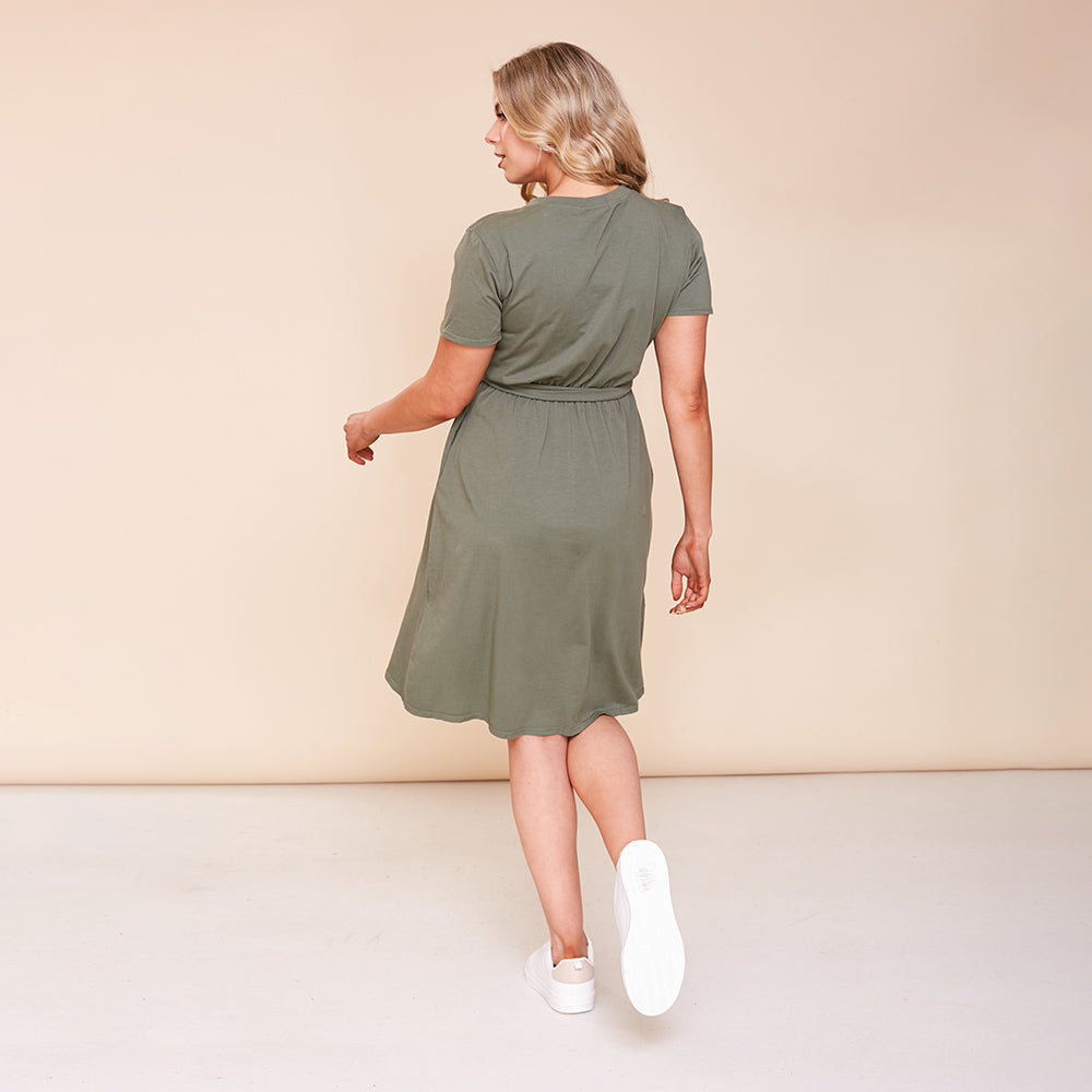 Peyton Dress (Khaki)