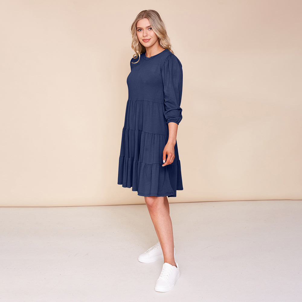 Everly Dress (Navy)