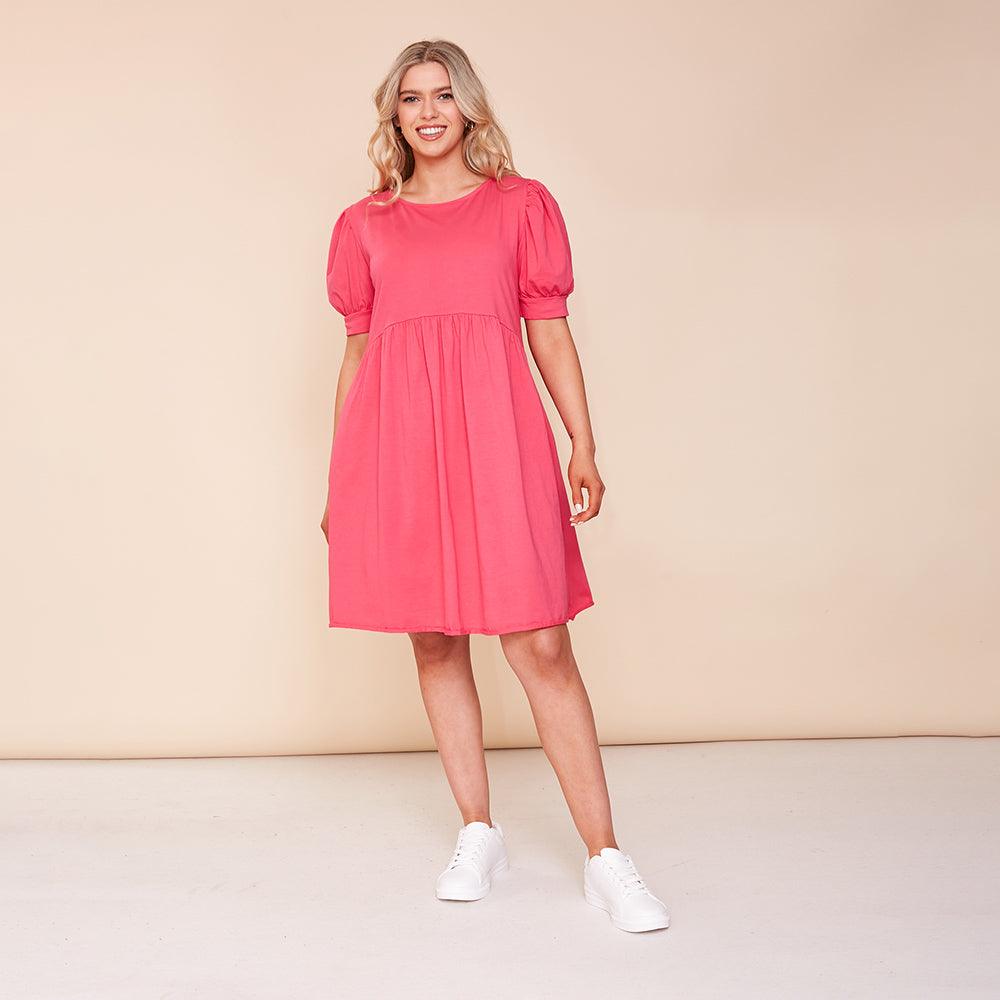 Poppy Dress (Fuschia)