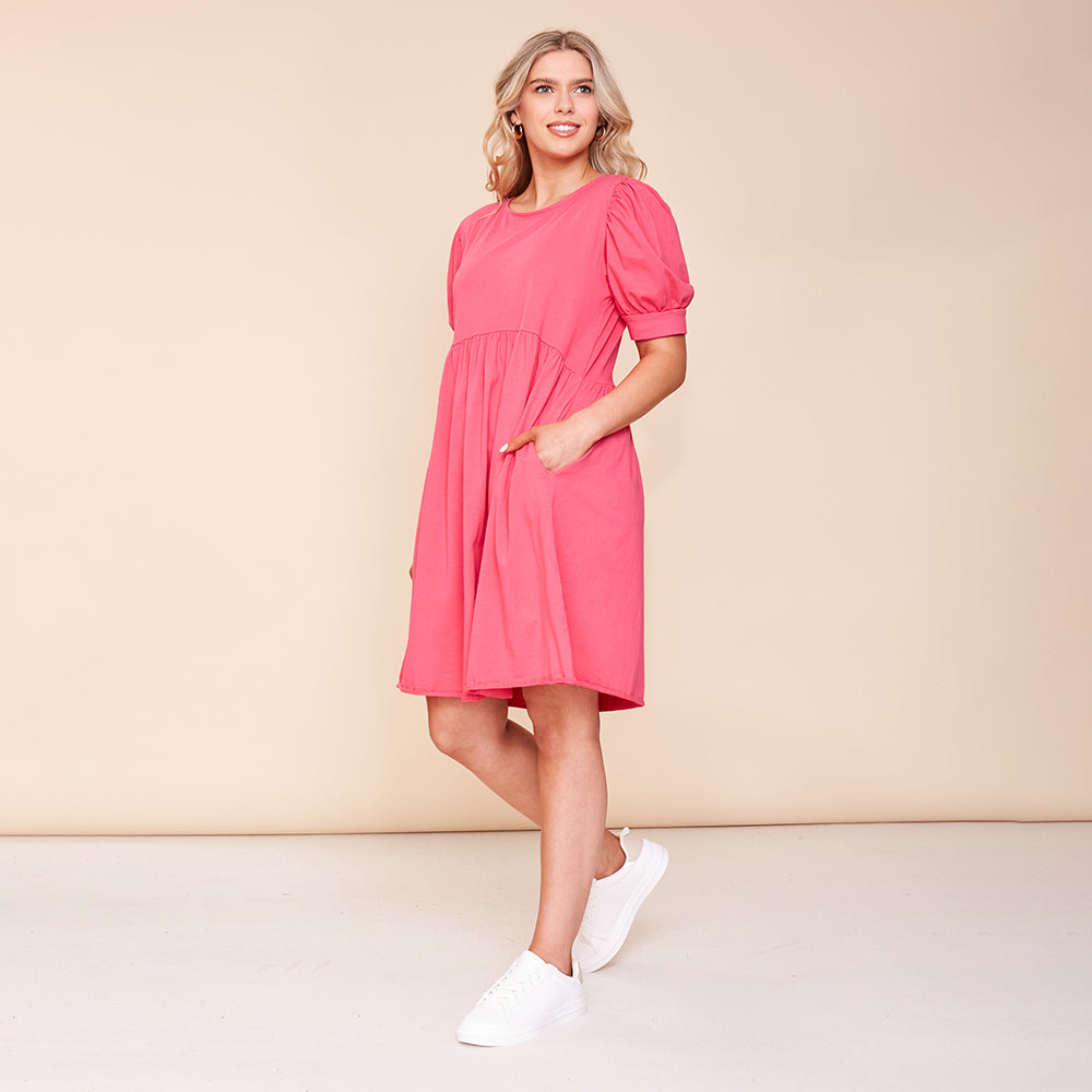 Poppy Dress (Fuschia)