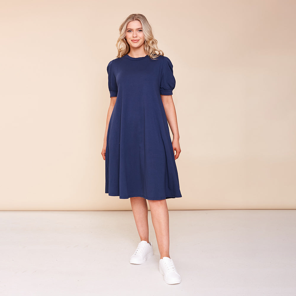 Annie Dress (Navy) - The Casual Company