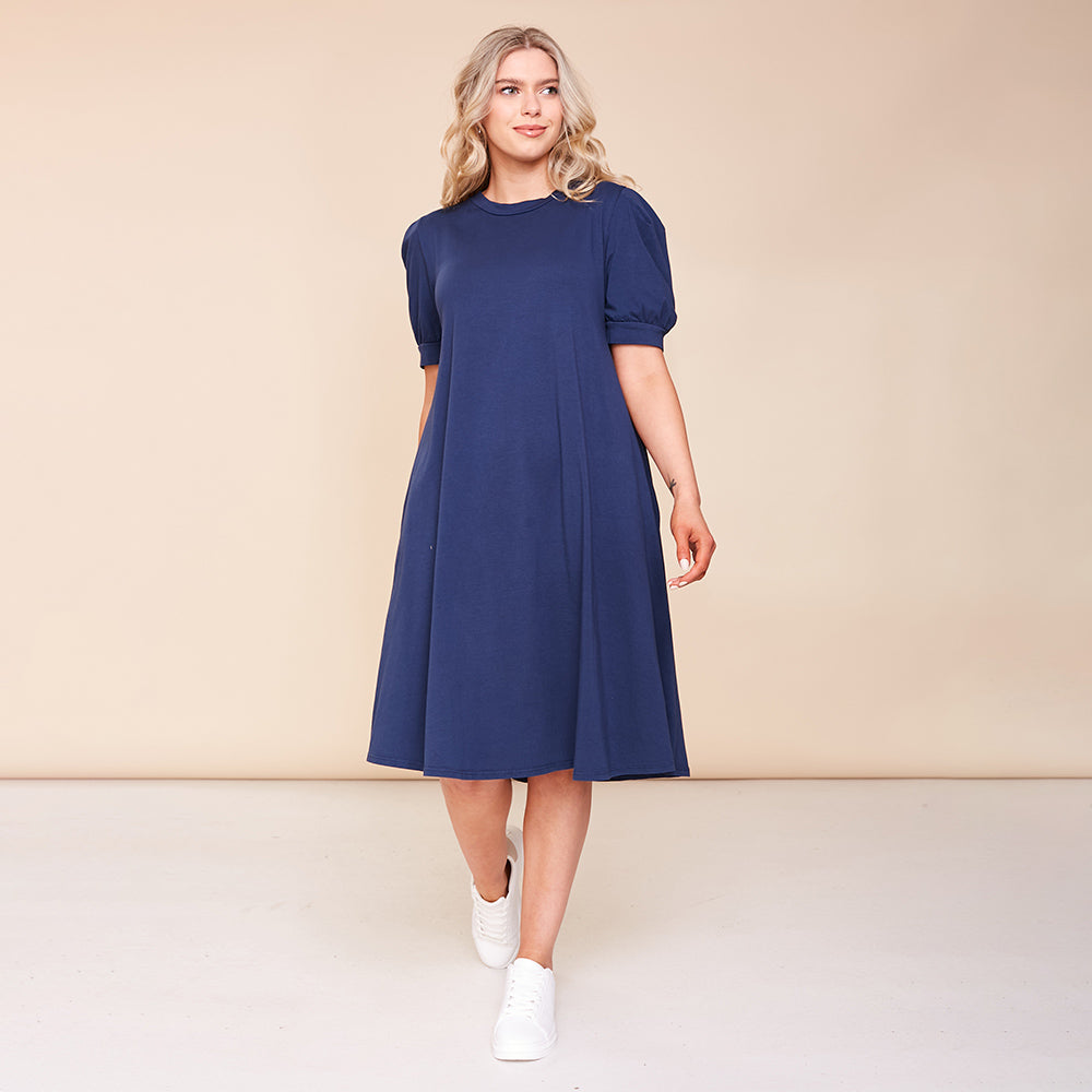 Annie Dress (Navy) - The Casual Company