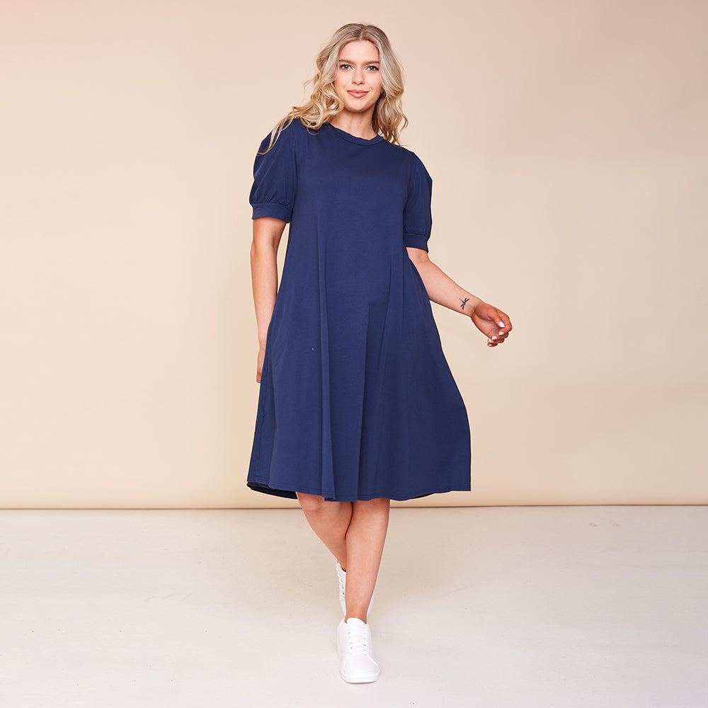 Annie Dress (Navy) - The Casual Company