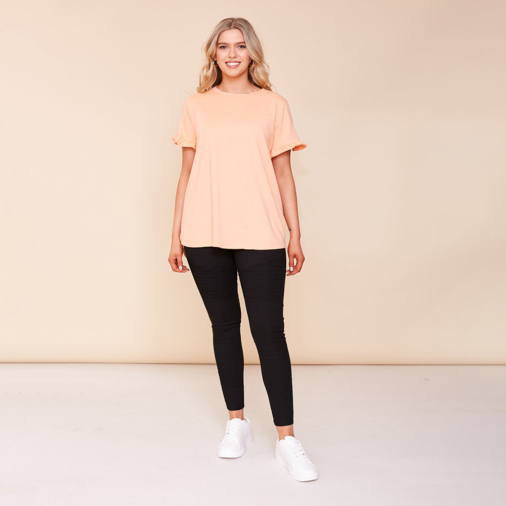Naomi Top (Peach) - The Casual Company