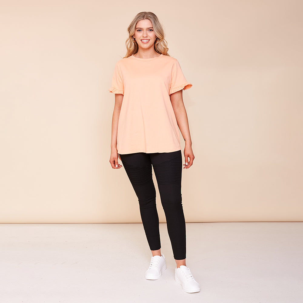 Naomi Top (Peach) - The Casual Company