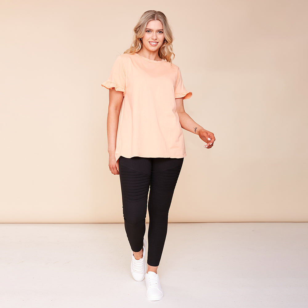 Naomi Top (Peach) - The Casual Company
