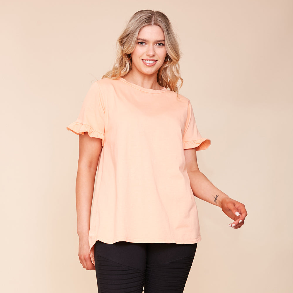 Naomi Top (Peach) - The Casual Company