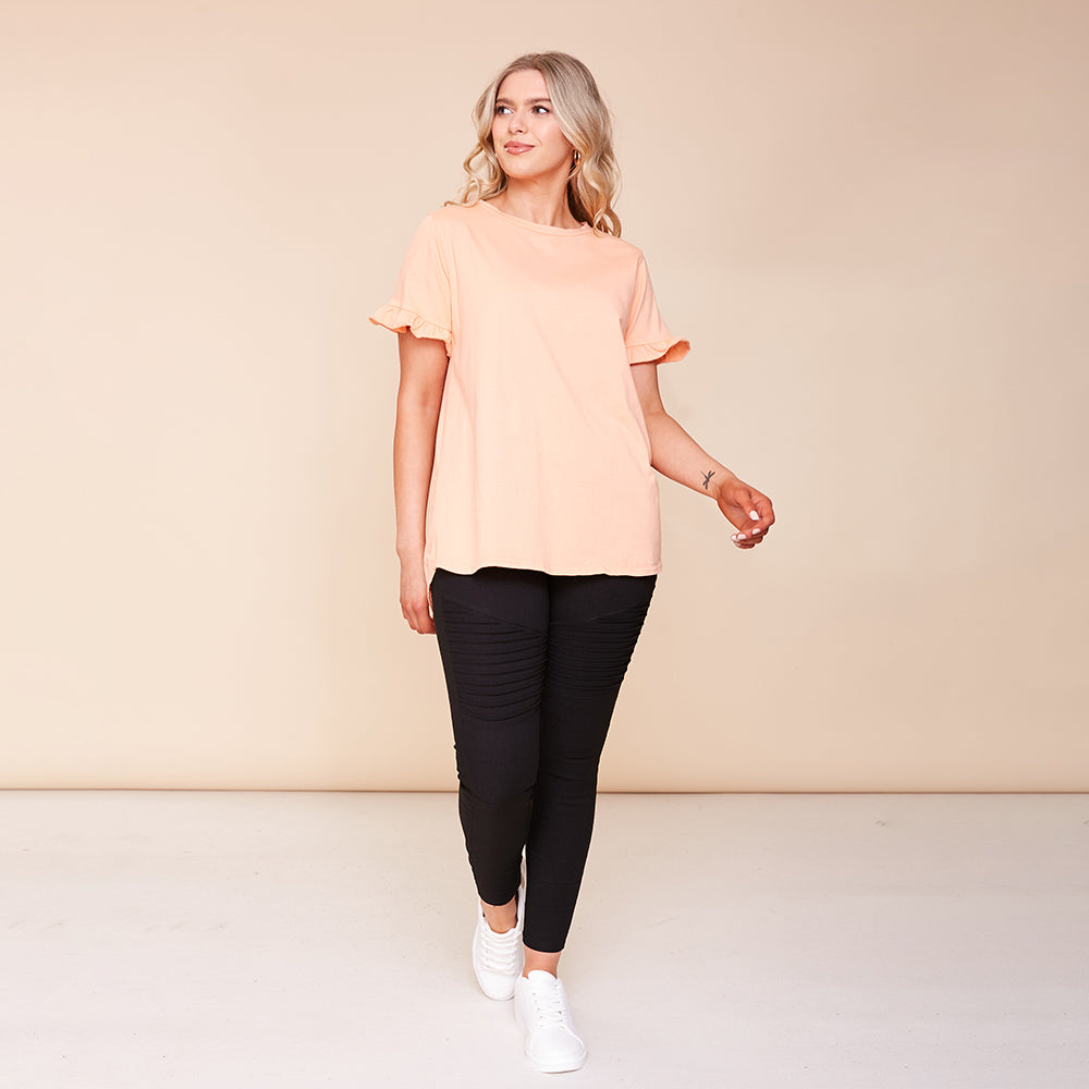 Naomi Top (Peach) - The Casual Company