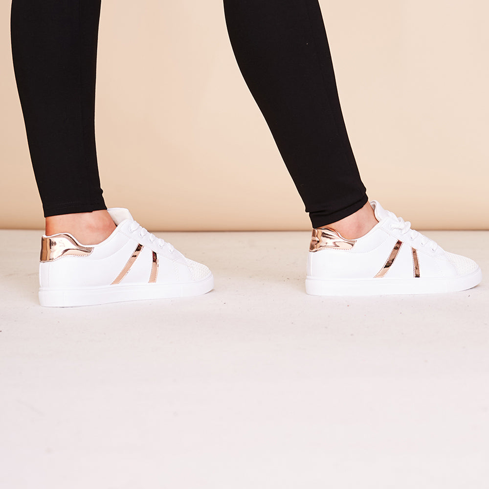 Callie Trainers (Champagne)