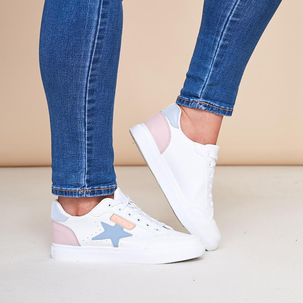 Robbie Trainers (Light Blue)