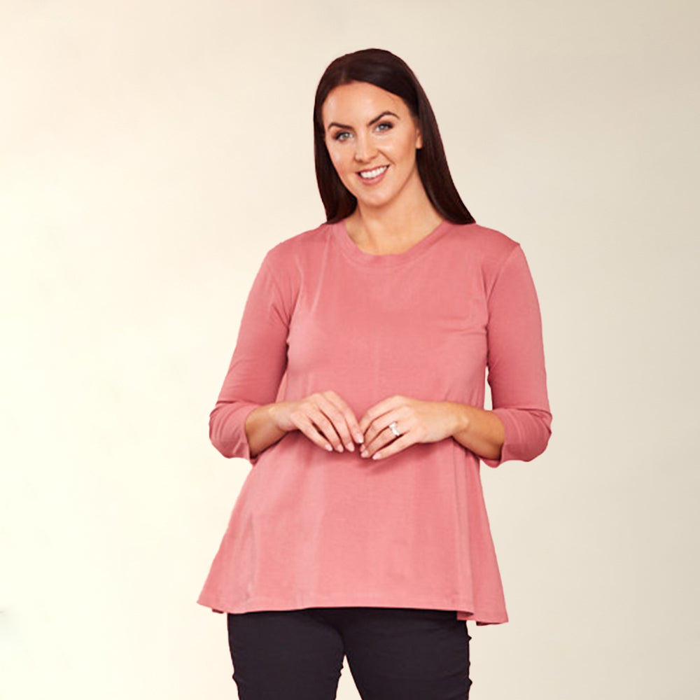 Eden Swing Top (Dusty Pink)