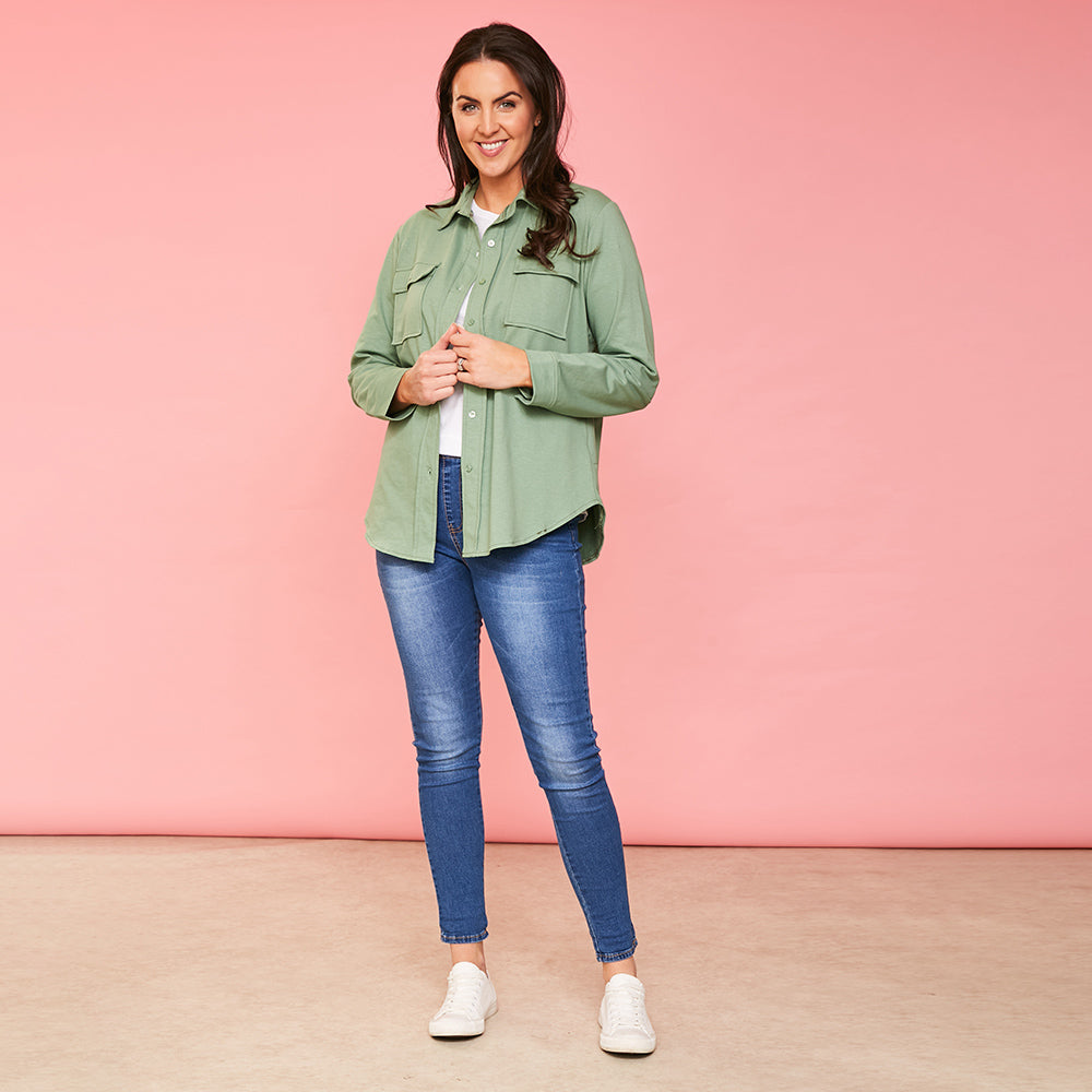 Jodie Jersey Shirt (Mint)