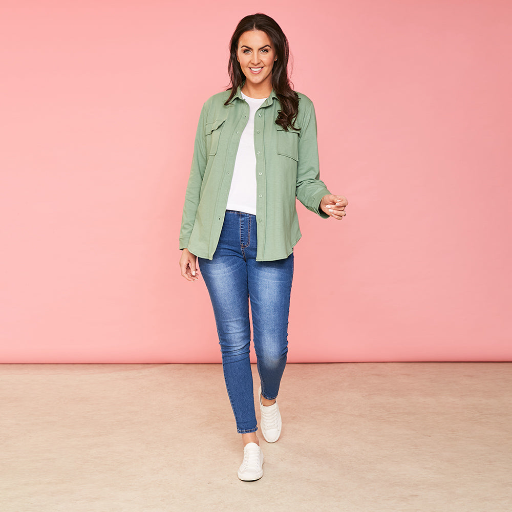 Jodie Jersey Shirt (Mint)