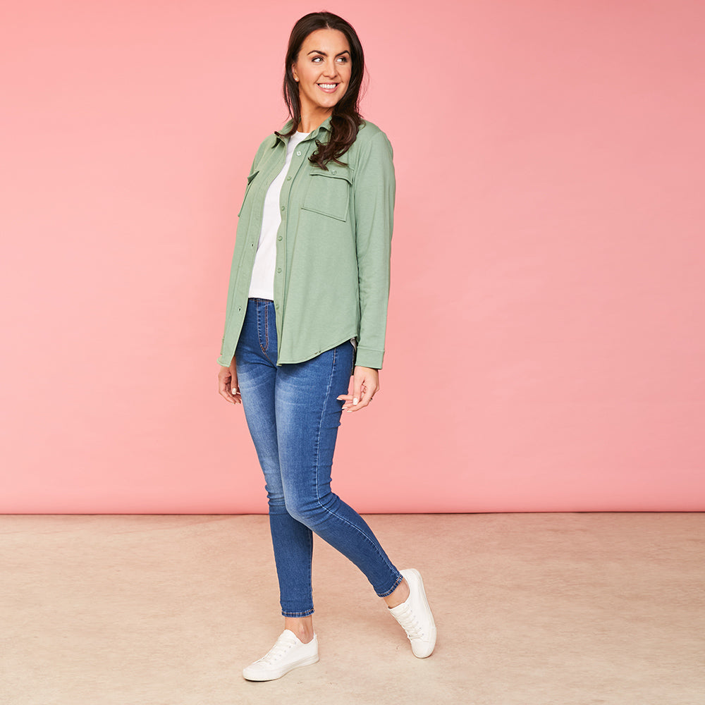Jodie Jersey Shirt (Mint)