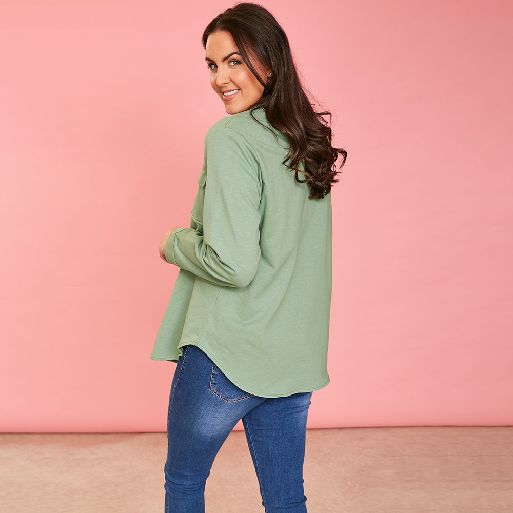 Jodie Jersey Shirt (Mint)