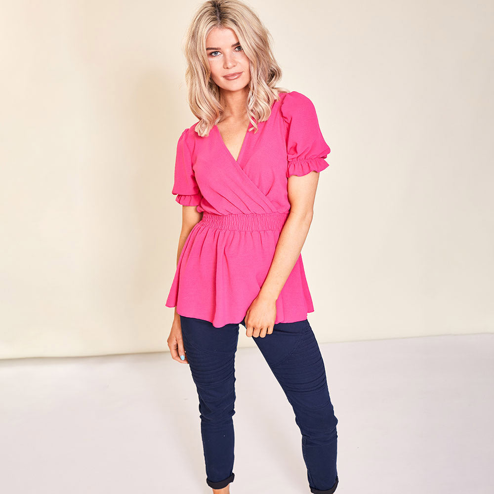 Belle Top (Pink) - The Casual Company