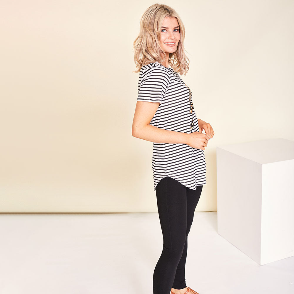 Amy Top (Stripe) - The Casual Company