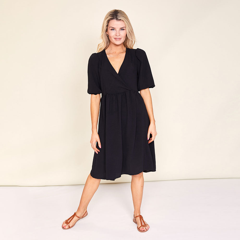 Amber Dress (Black) - The Casual Company