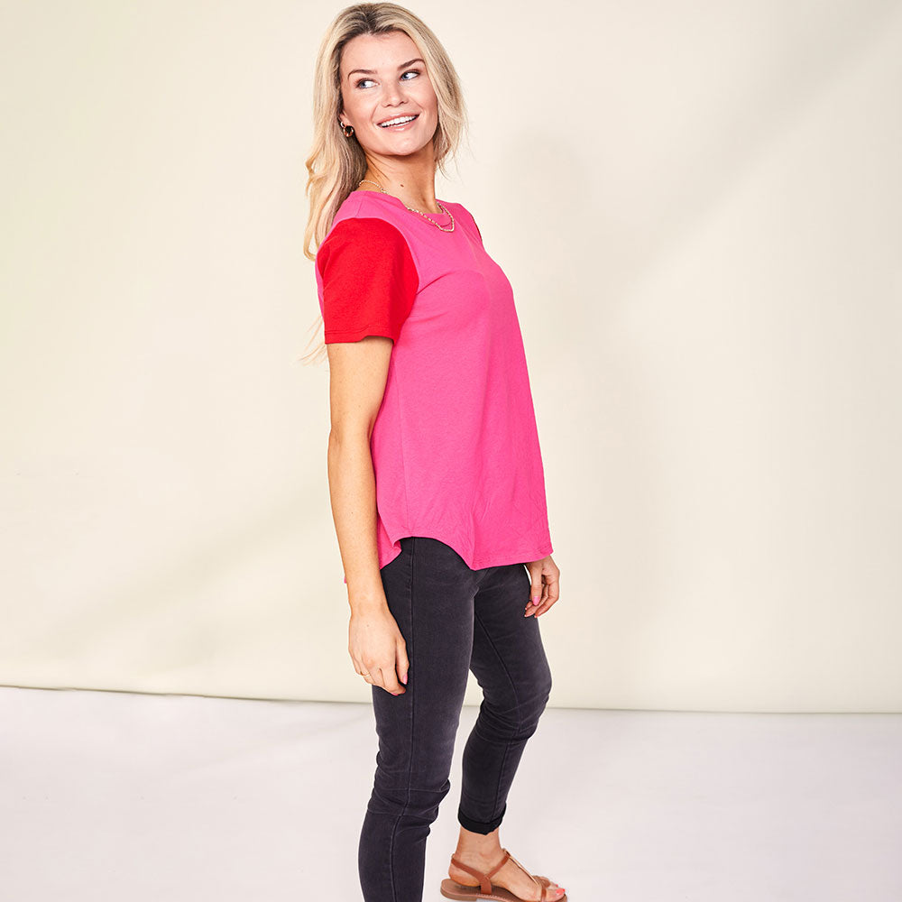 Billie Top (Pink) - The Casual Company
