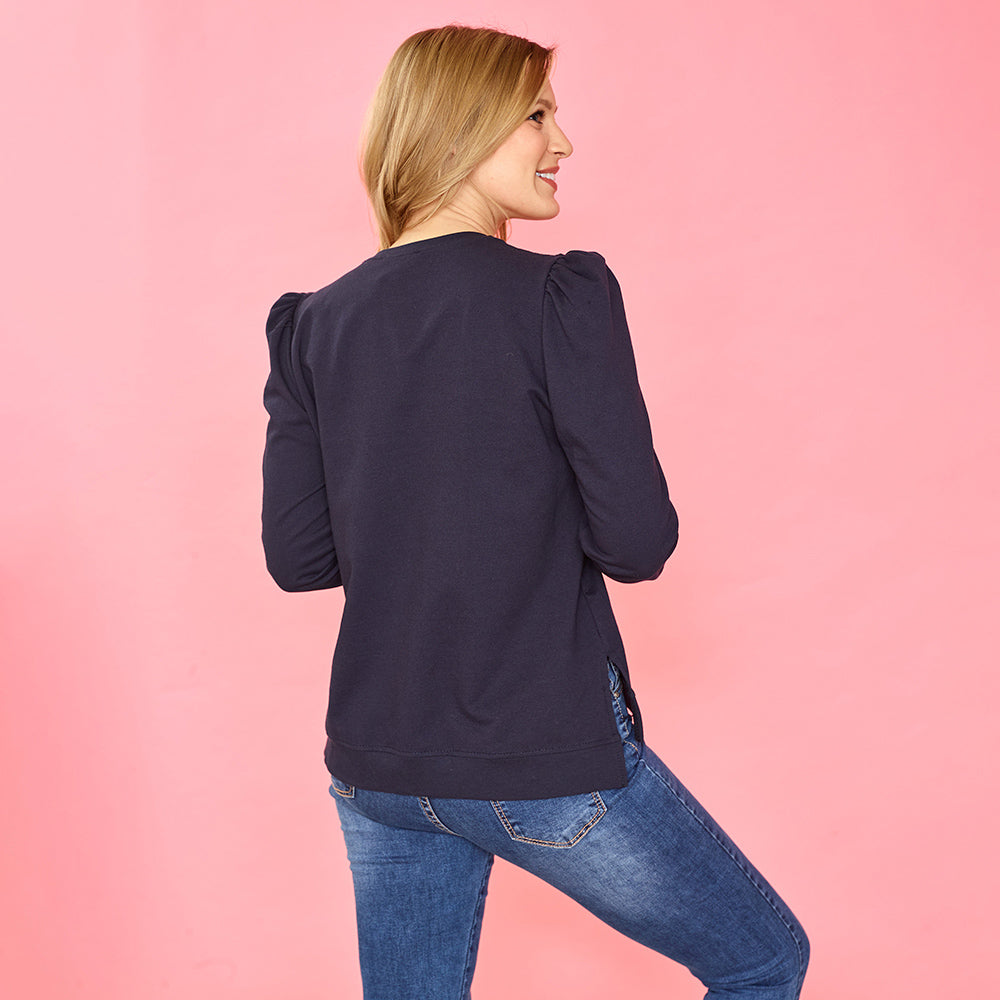 Clara Star Jumper (Navy)