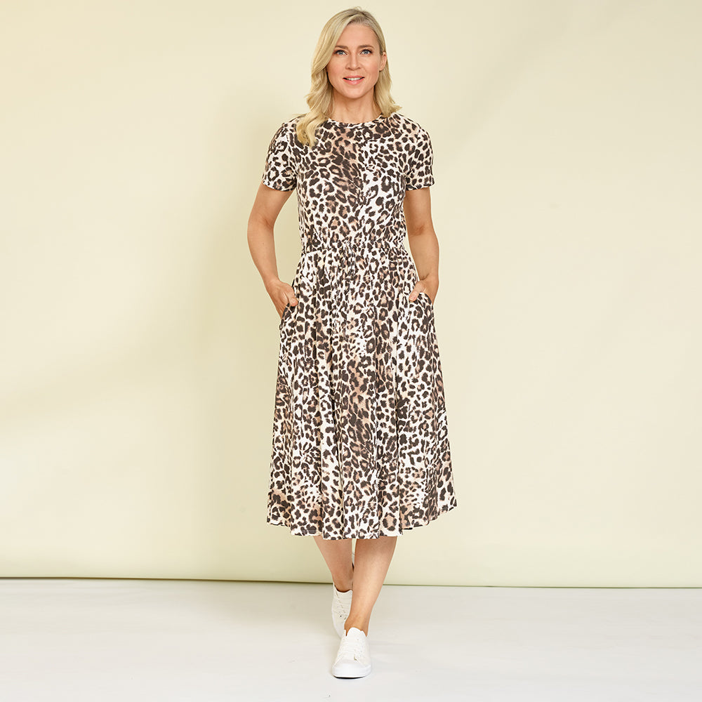 Piper Dress (Leopard)