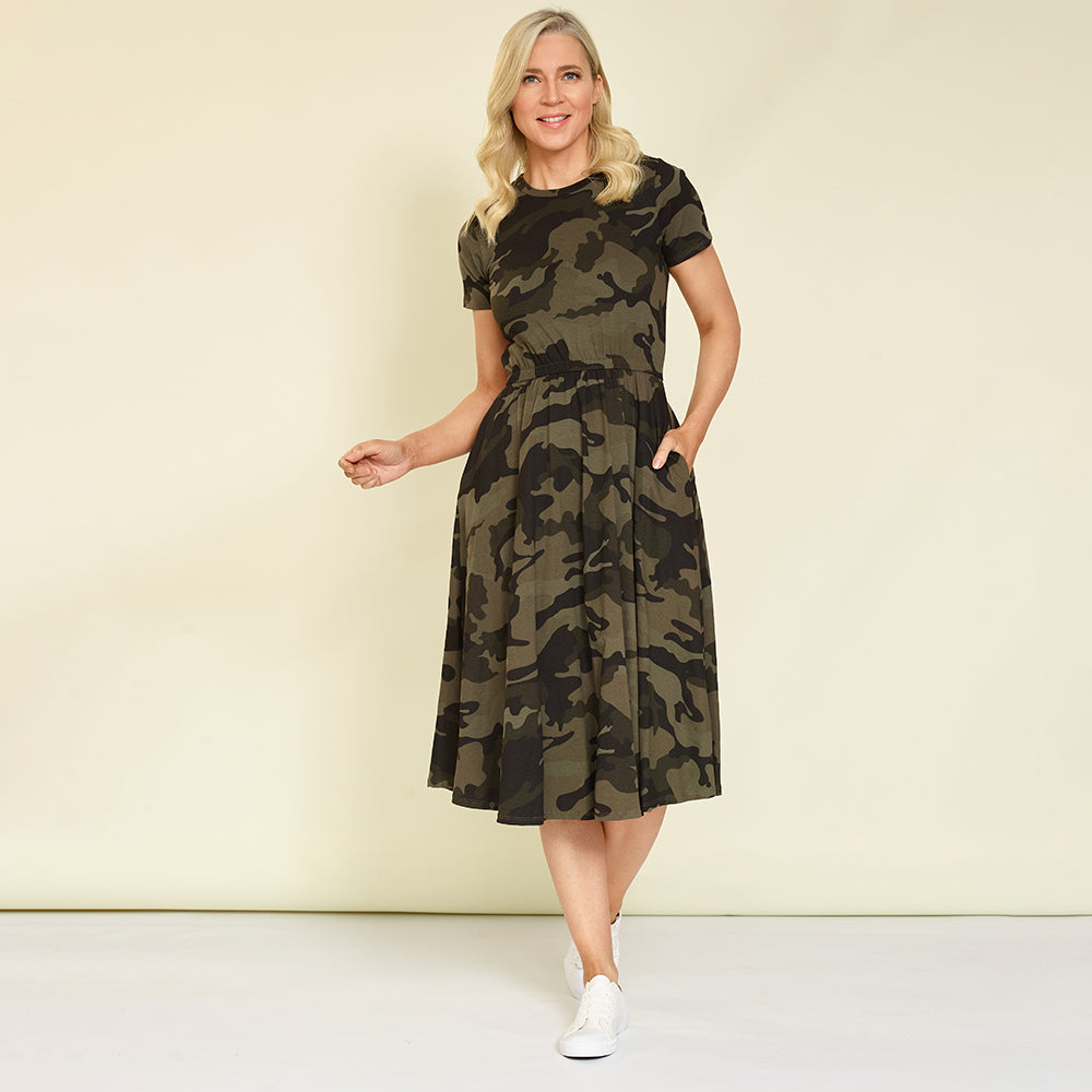 Piper Dress (Army)