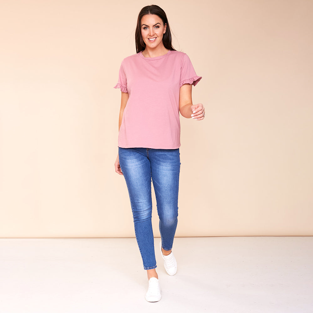 Naomi Top (Dusty Rose) - The Casual Company