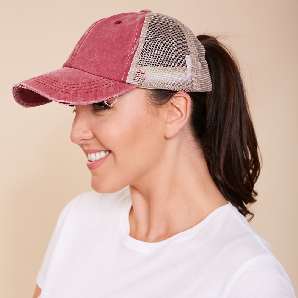 Bali Vintage Hat (Pink) - The Casual Company