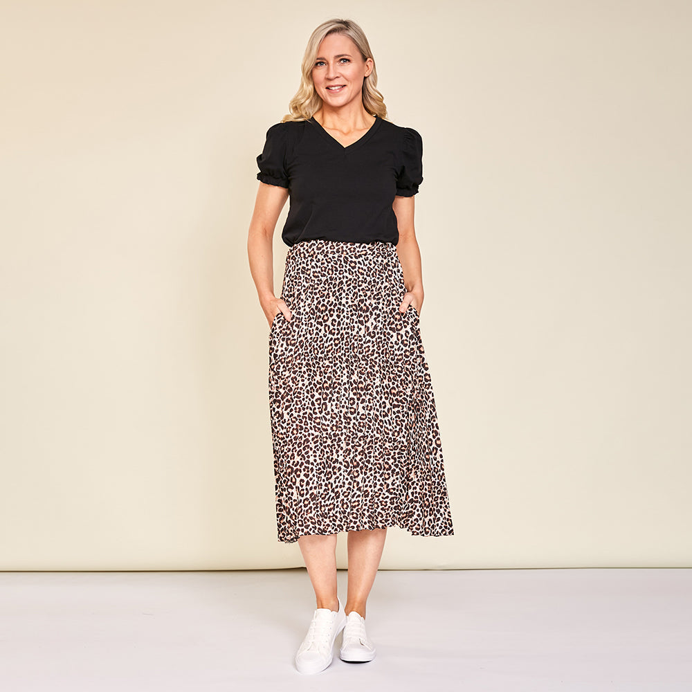 Tilly Skirt (Leopard)