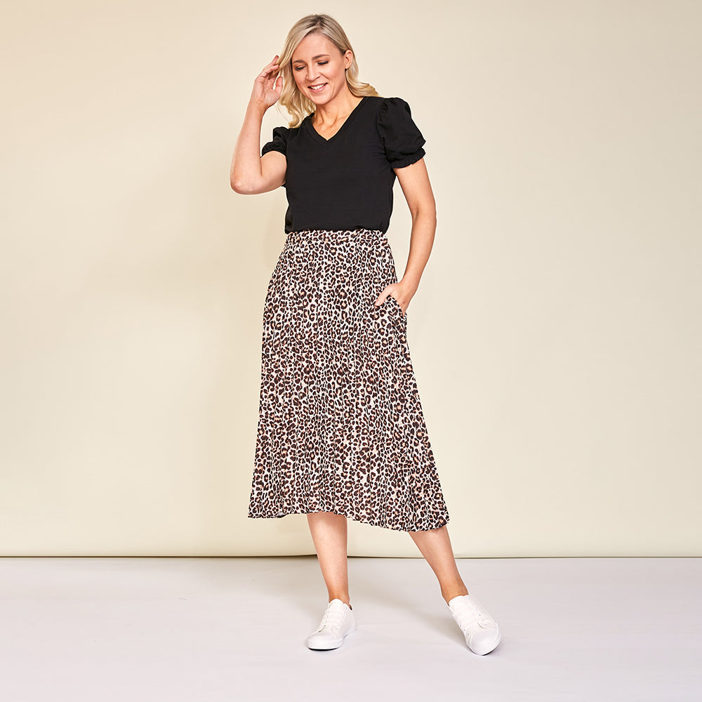 Tilly Skirt (Leopard)
