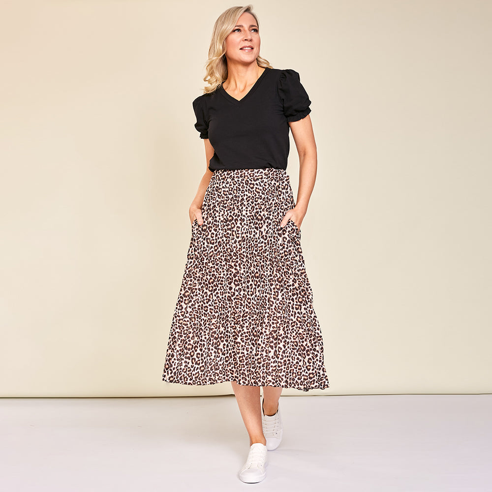 Tilly Skirt (Leopard)