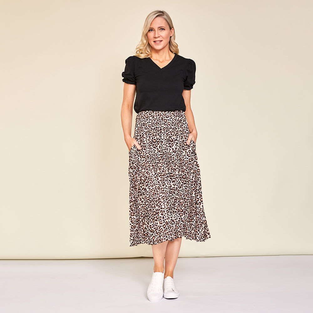 Tilly Skirt (Leopard)