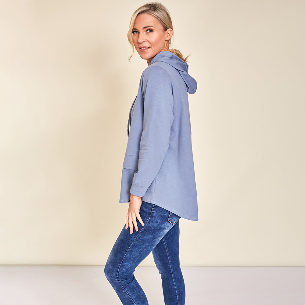 Aria Hoody (Denim) - The Casual Company