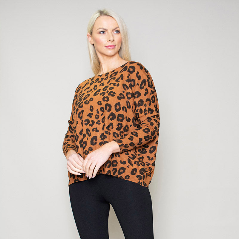 Tina Leopard Jumper