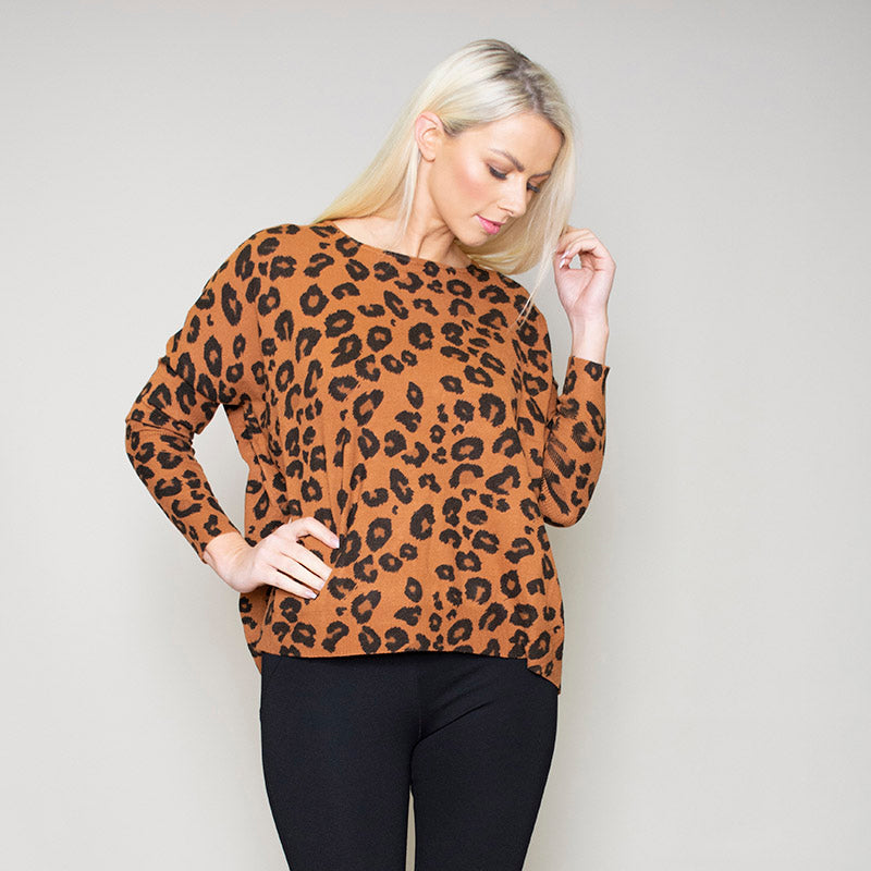 Tina Leopard Jumper