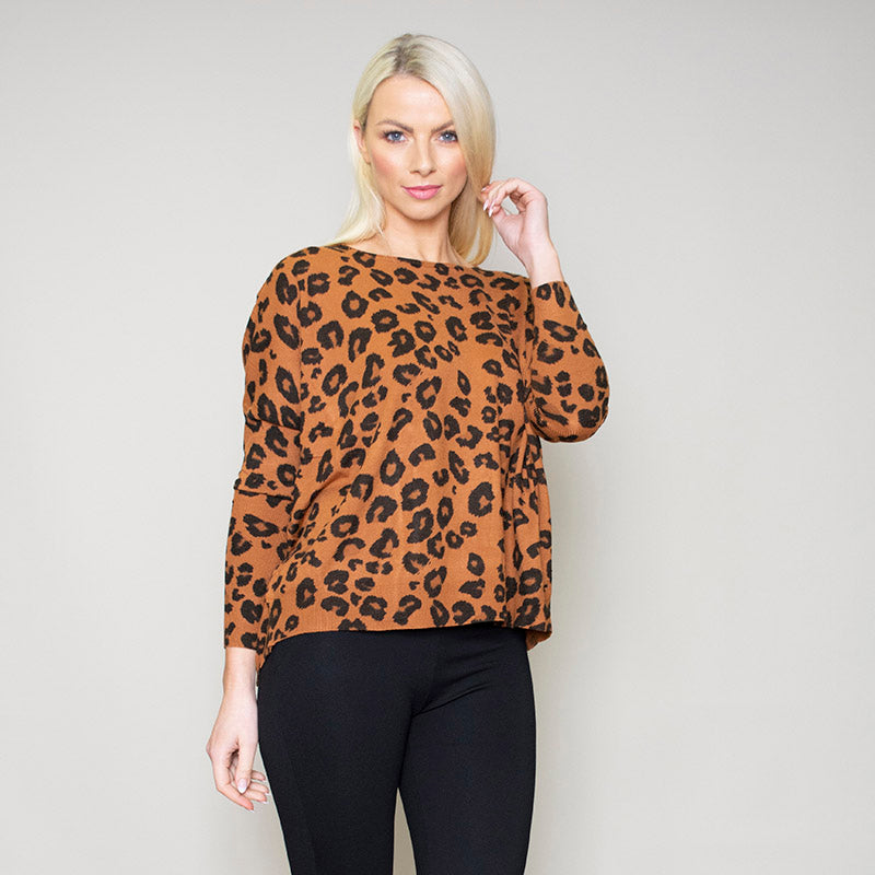Tina Leopard Jumper
