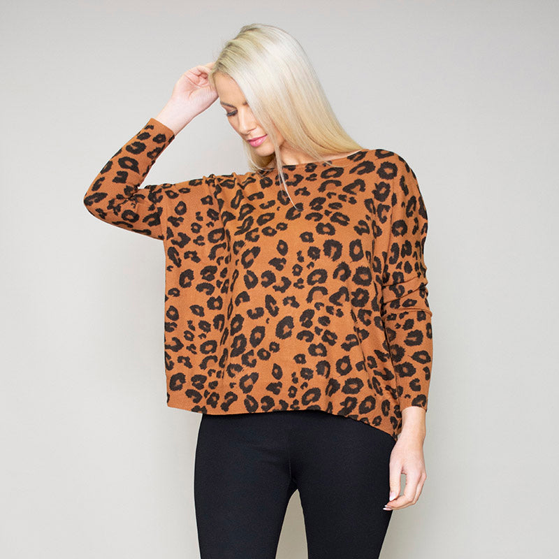 Tina Leopard Jumper